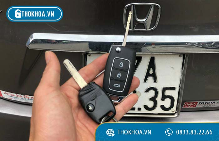 Độ chìa gập cho ô tô Honda - Thokhoa.vn