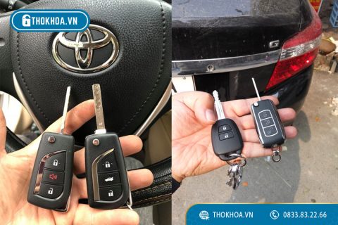 Làm chìa khóa xe Toyota Vios tận nơi, giá rẻ